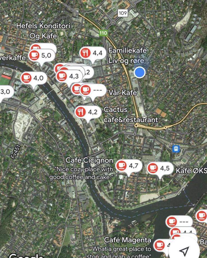 Dammyr, Close To City With Parking Fredrikstad Exterior foto
